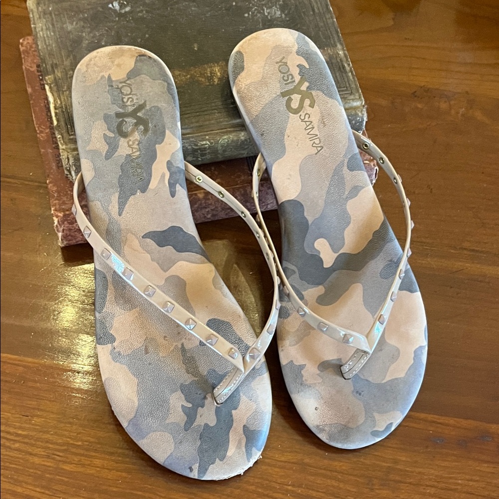 Yosi Samara Camo Sandals